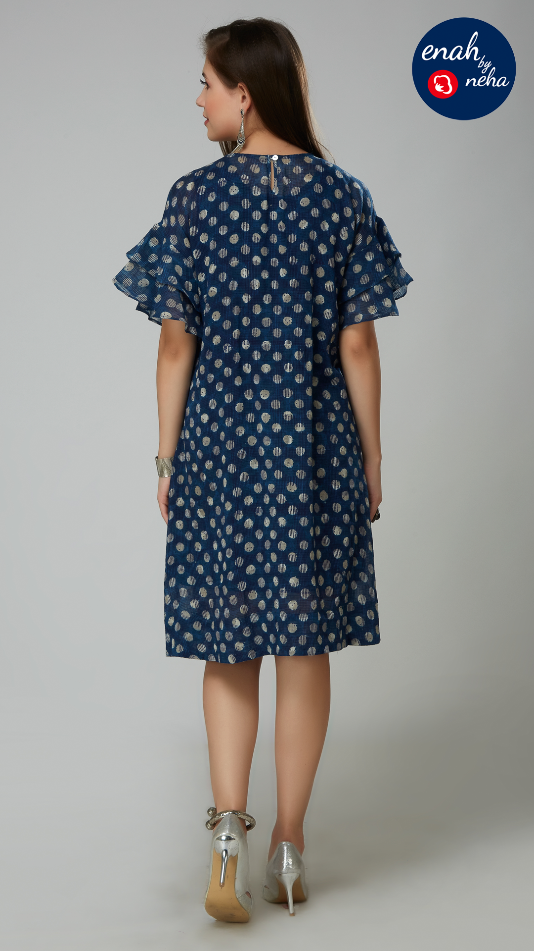 Indigo short dress