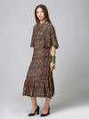 Flared sleeve Dress