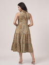 Modal Silk Ajrakh Tiered Dress