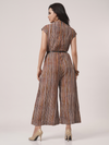 Kalamkari Jumpsuit with Belt