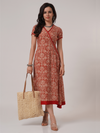 Kalamkari Angarakha Dress