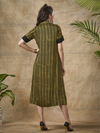 Modal Silk Ajrakh jacket dress
