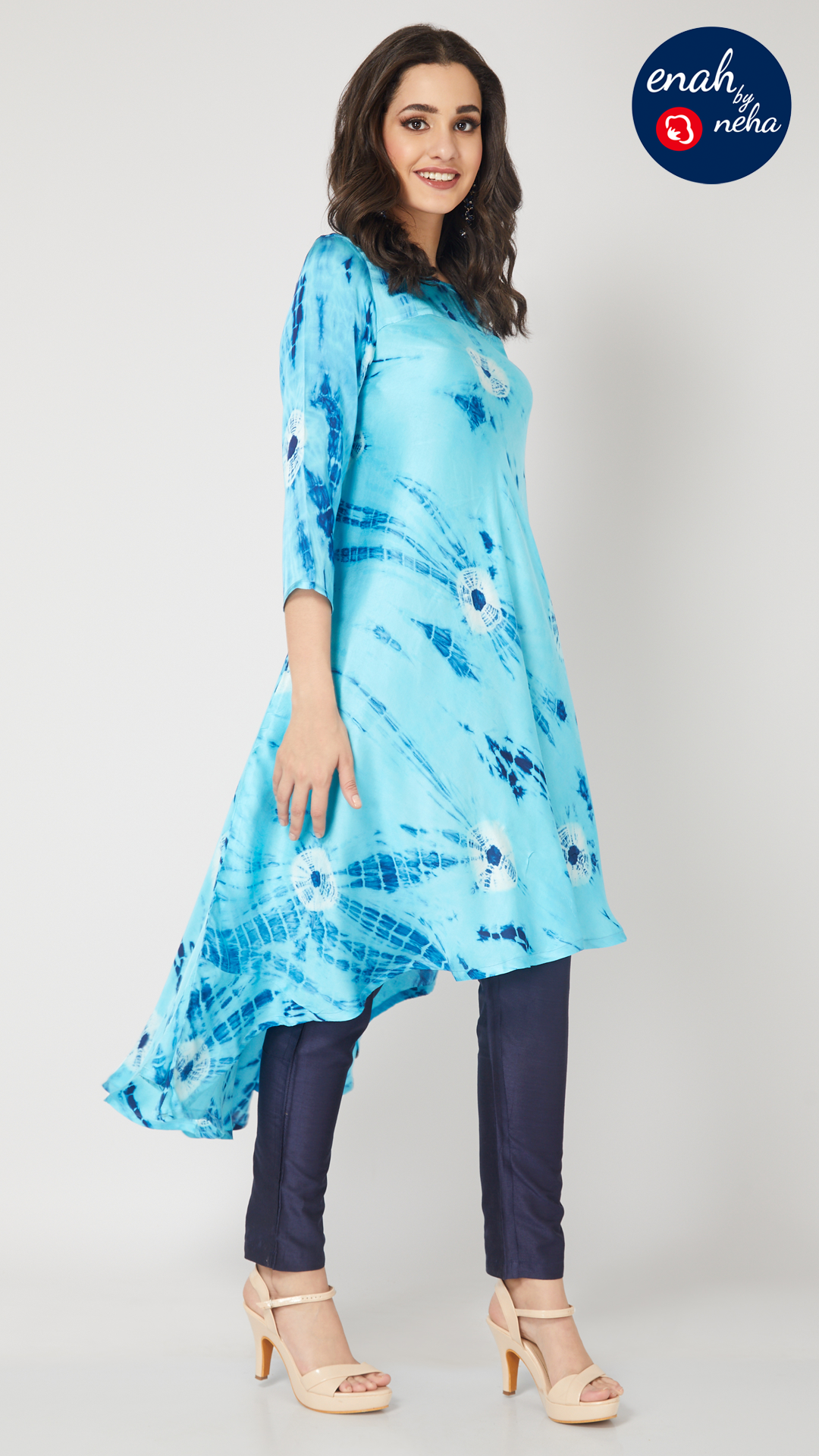 Satin long dress