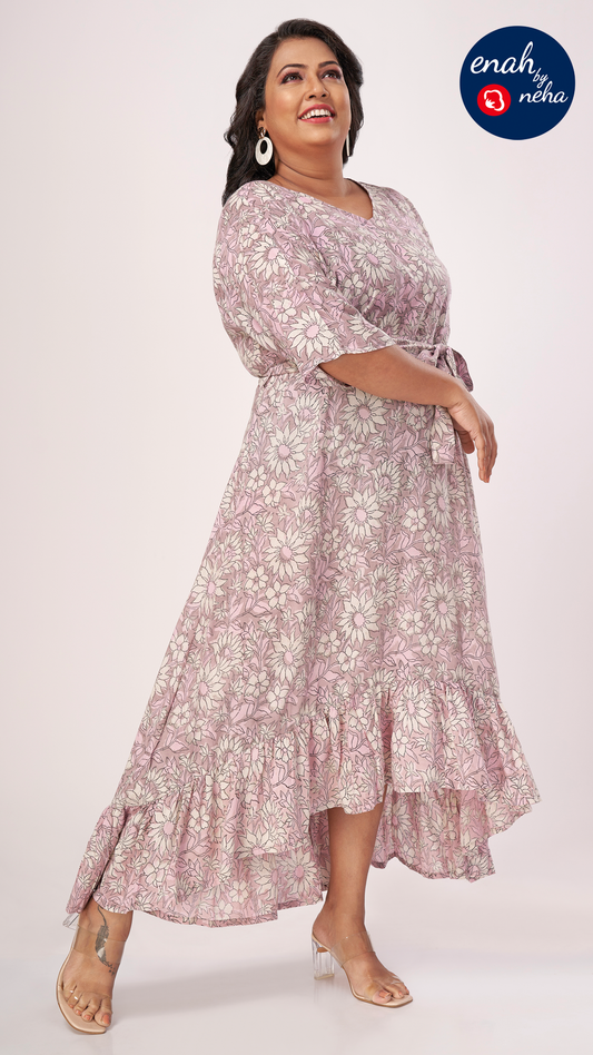 High low pastel dress