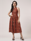 Modal Zipper front Dress