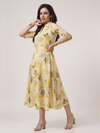 Floral Zip-Front Dress