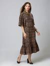 Flared sleeve Dress
