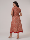 Kalamkari Angarakha Dress