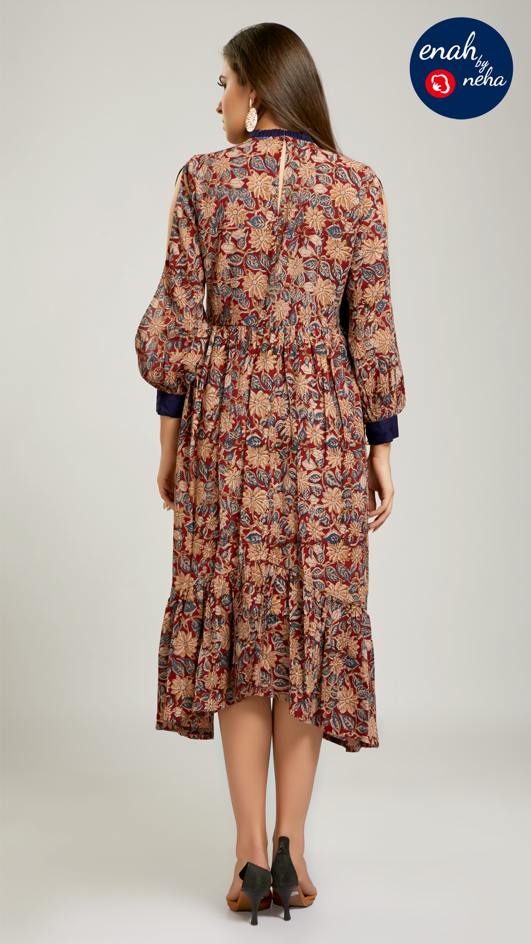 Long kalamkari dress