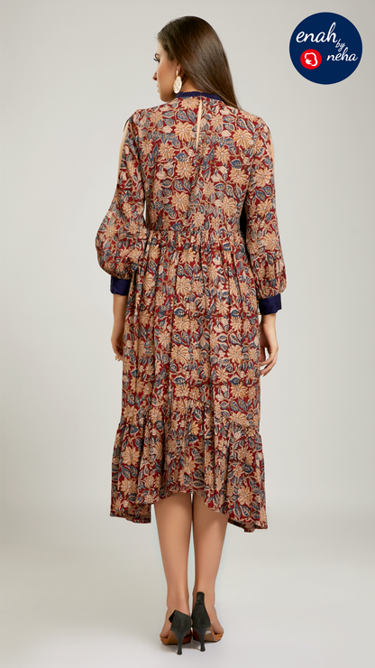 Long kalamkari dress