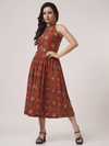 Modal Zipper front Dress