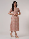 Modal Cotton Dress with Zipper