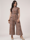 Kalamkari Jumpsuit with Belt