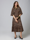 Flared sleeve Dress