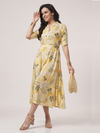 Floral Zip-Front Dress