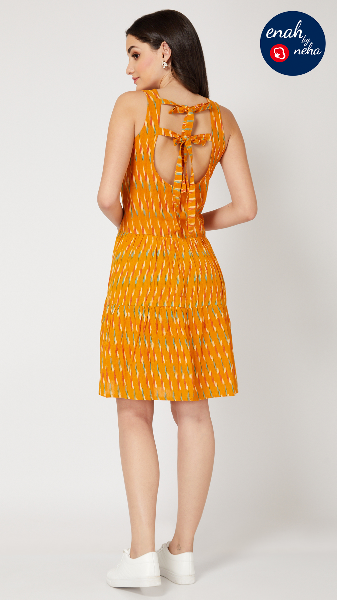 Ikat short dress