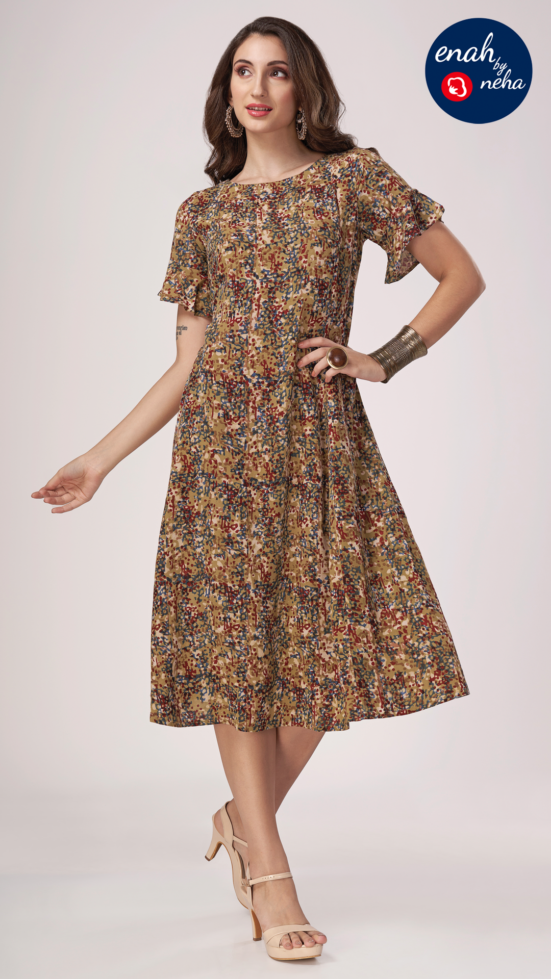 Back beads dress