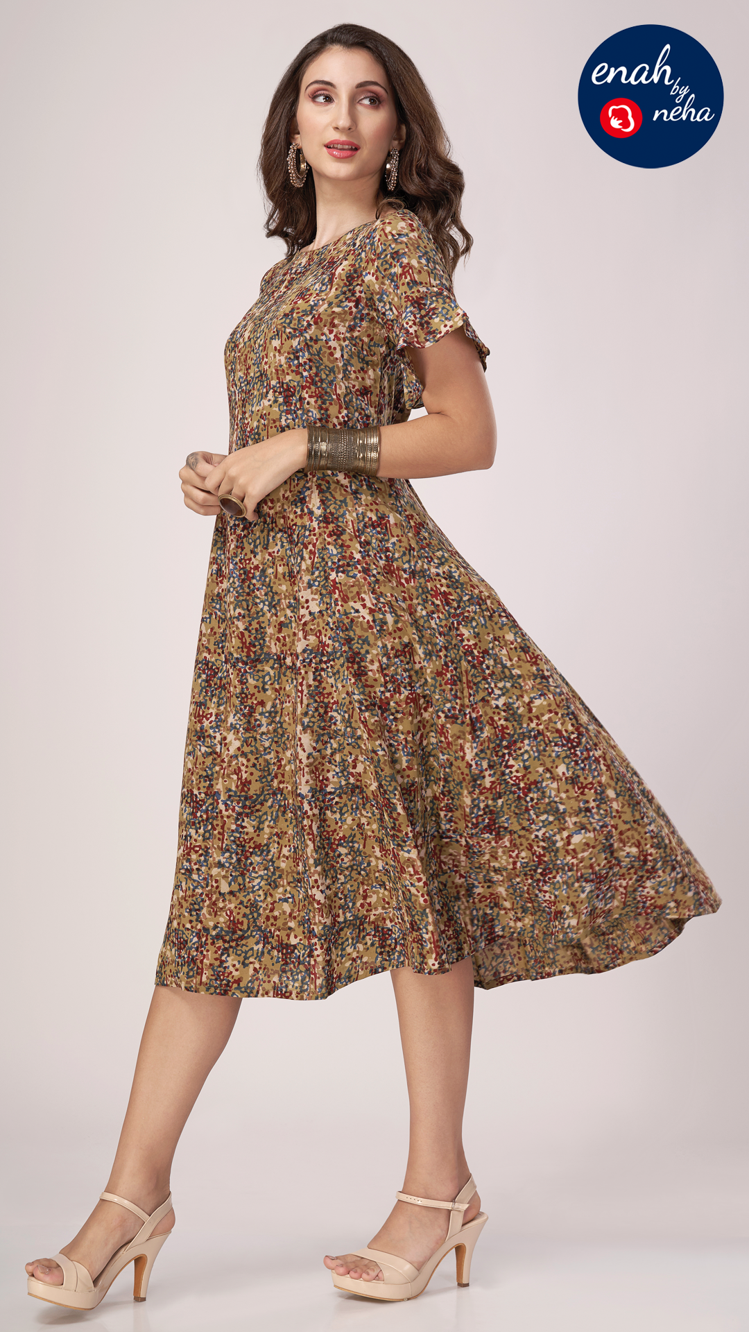 Back beads dress