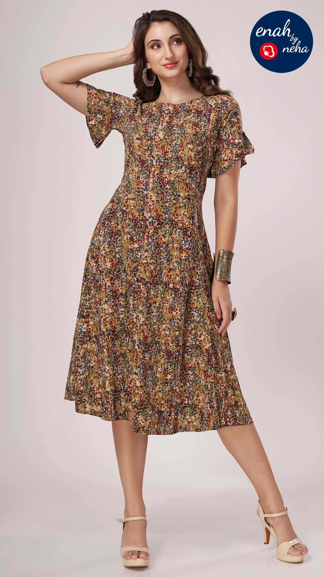 Back beads dress