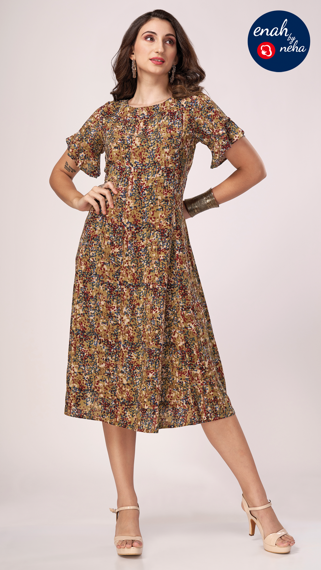 Back beads dress
