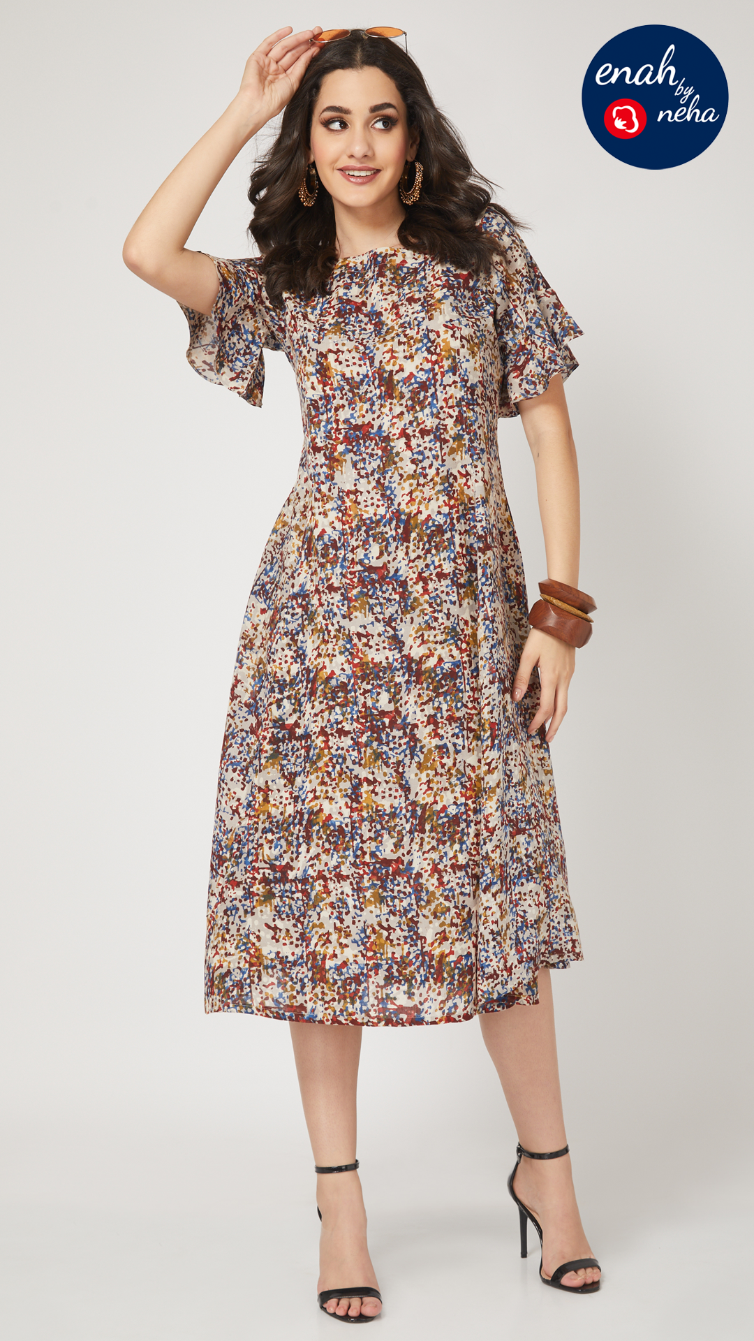 Back beads dress