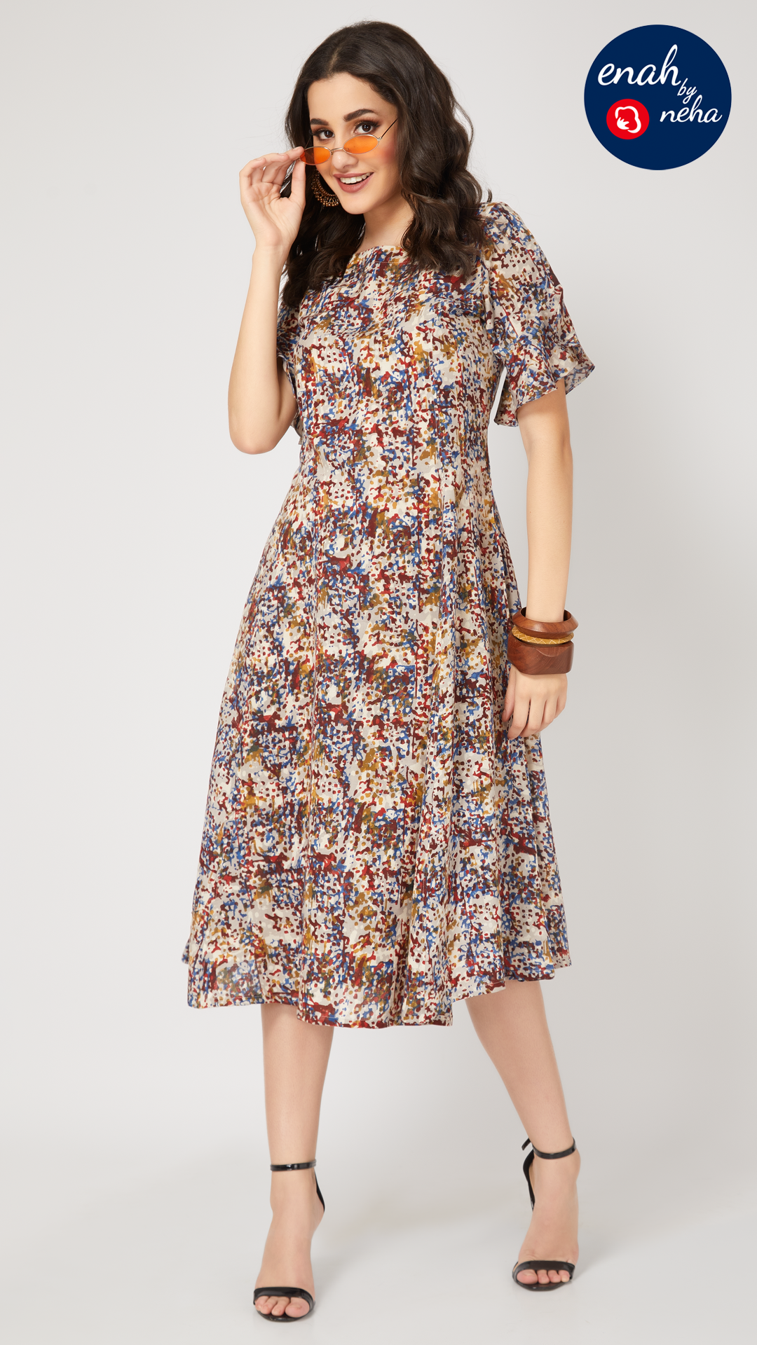 Back beads dress