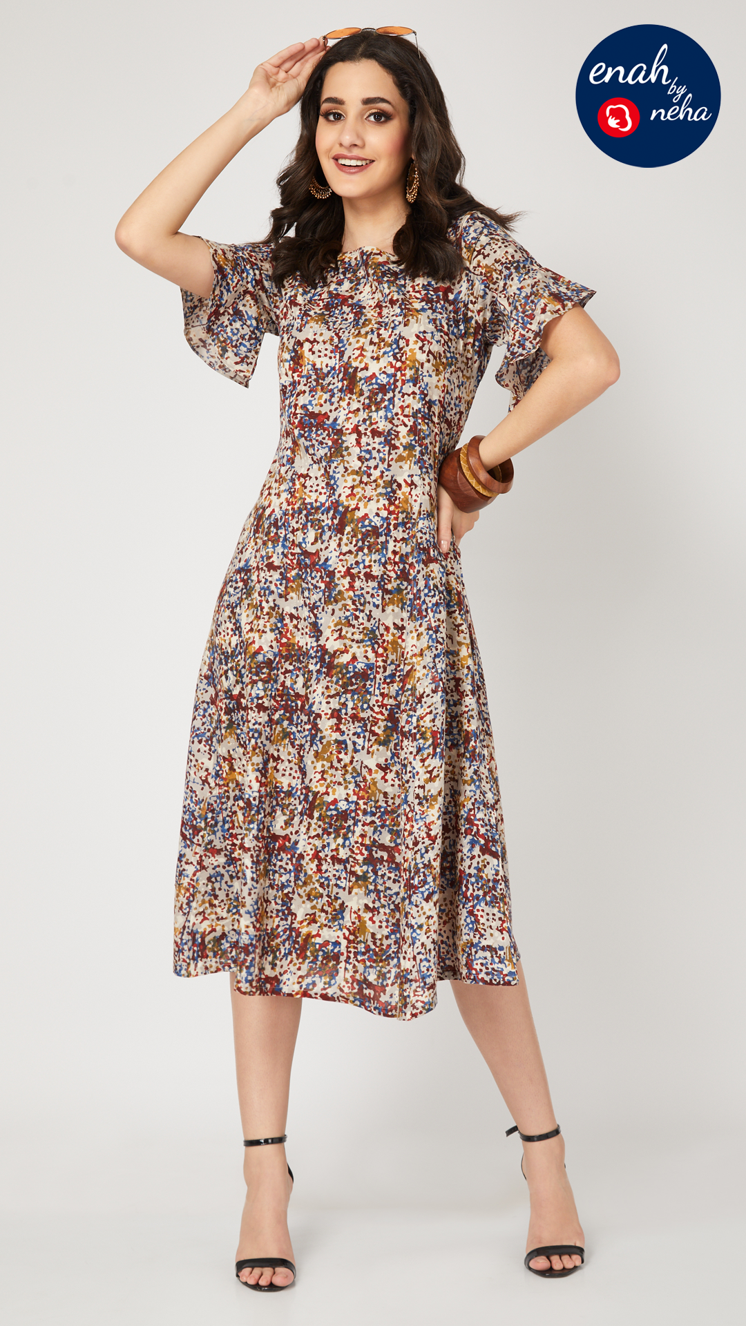 Back beads dress
