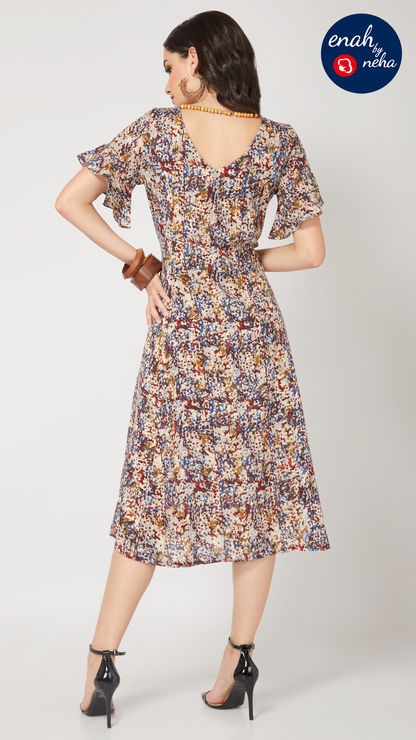 Back beads dress