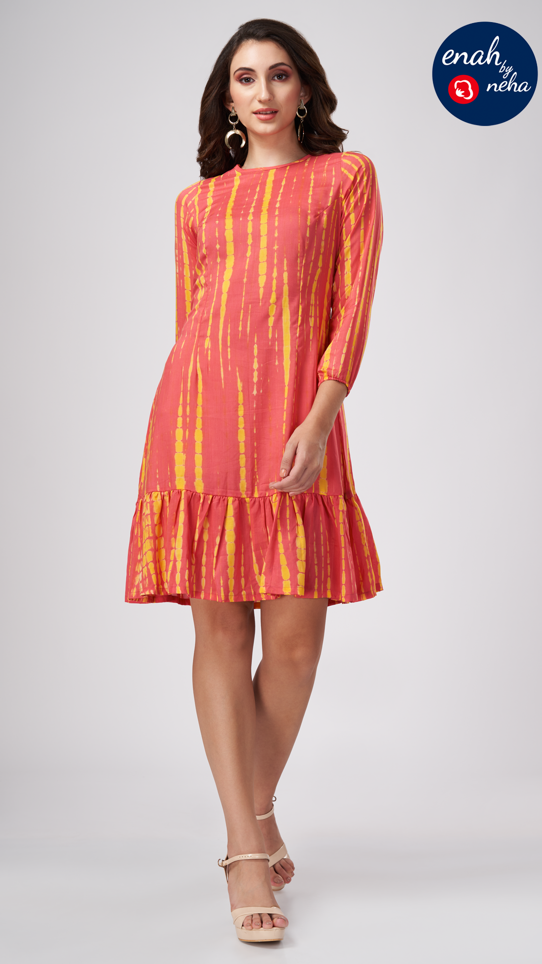 Tie-dye short dress