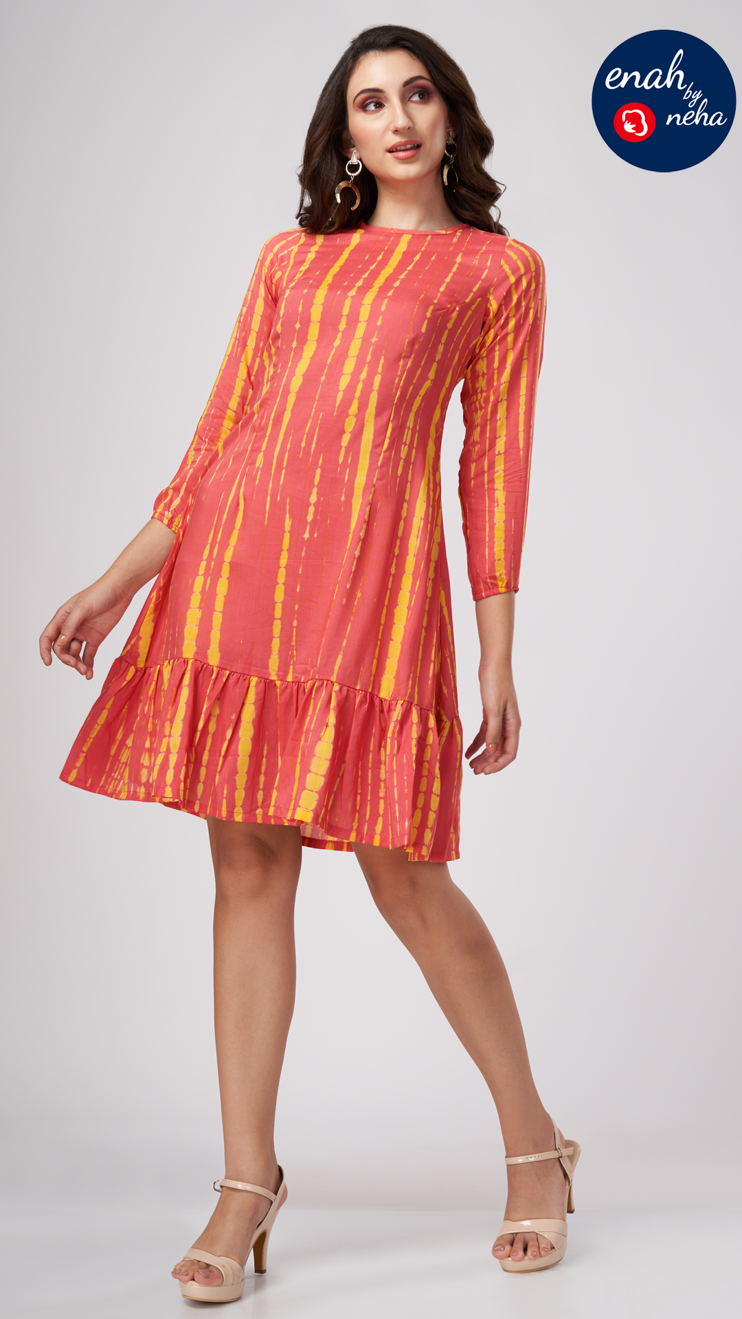 Tie-dye short dress