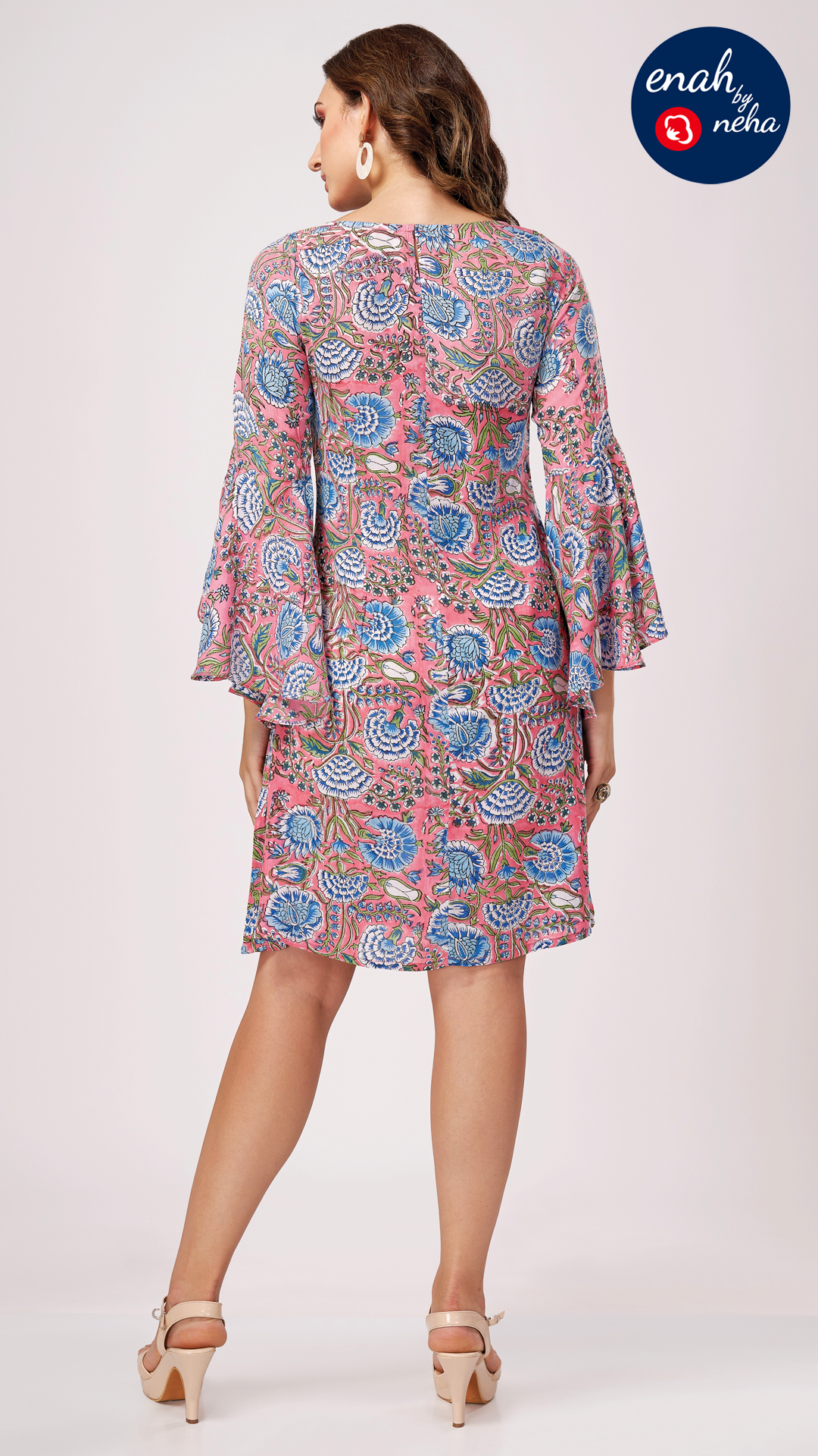 Bell sleeve dress
