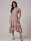 Modal Cotton Ruffle Dress