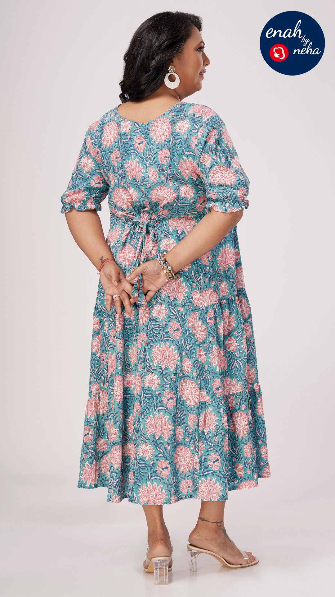 Floral plus size dress