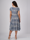 Modal Indigo striped dress