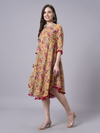 Sanganeri Flared Dress