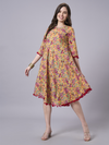 Sanganeri Flared Dress