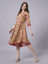 Sanganeri Flared Dress
