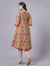 Sanganeri Flared Dress