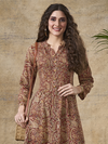 Kalamkari pin-tuck dress