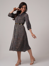 Modal Silk Ajrakh Dress