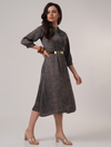 Modal Silk Ajrakh Dress