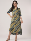 Modal Silk Ajrakh Shirt Dress