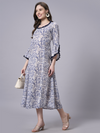 Frill Sleeve Modal Dress