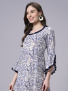 Frill Sleeve Modal Dress