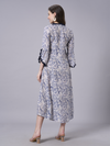 Frill Sleeve Modal Dress