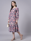 Sanganeri Floral Dress