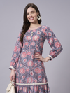 Sanganeri Floral Dress