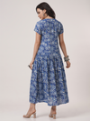Indigo Dhabu Modal Cotton Dress