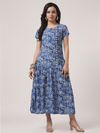 Indigo Dhabu Modal Cotton Dress