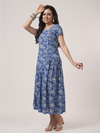 Indigo Dhabu Modal Cotton Dress
